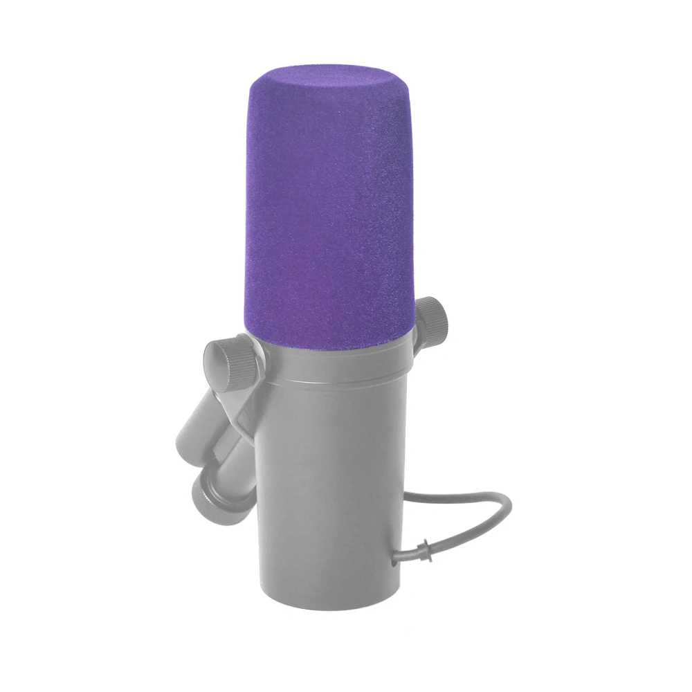 Dead Cat Professional Flock Sponge Cap Mic Windscreen Foam Microphone Artifical Windshield Cover Pop Filter For Shure PGA27 SM7B