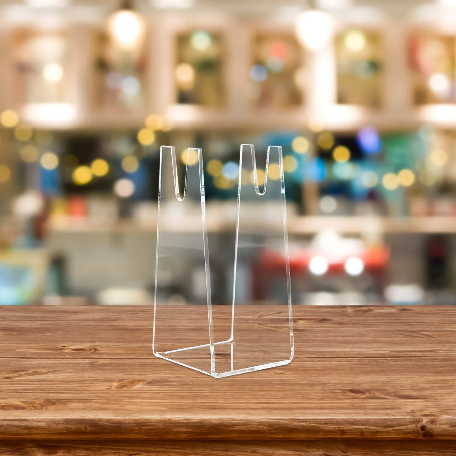 شفافة 3 مللي متر مضرب تنس الطاولة عرض موقف بونغ مجداف تخزين الرف المنظم قاعدة لعبة غرفة التجزئة كونترتوب #2