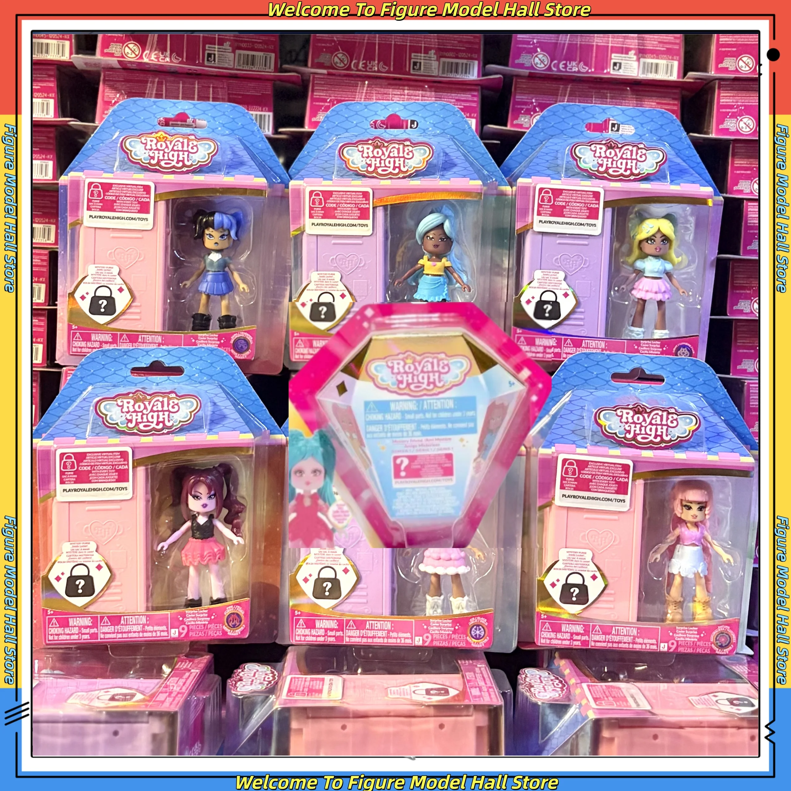 Auf Lager: Hot Spot Girl Heart Magic Actionfiguren Royale High Mysterious Friend Serie Mini 1 Puppe 3 Zoll Wechselbare Puppen-Spielzeuge