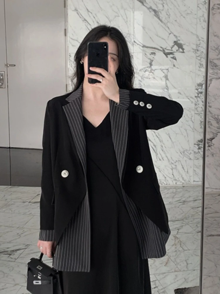 Blazer Woman 2024 Spring Autumn New in Jackets for Women Office Lady Chic Elegant Jacket Female Oversize Slim Fit Blazer Women