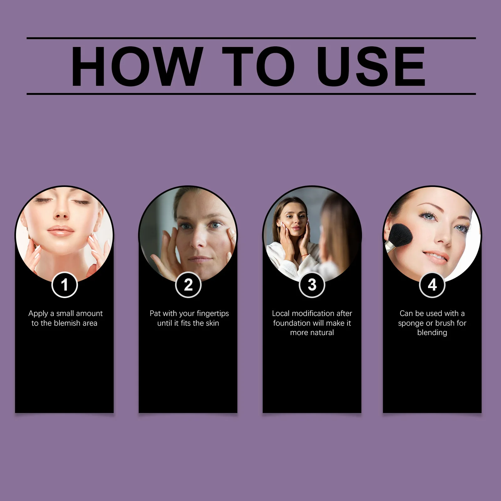 Multicolor Flawless Concealer Coverage Dark Circles Acne Pimple Correct Skin Tone Sweatproof Waterproof Long Lasting Concealer