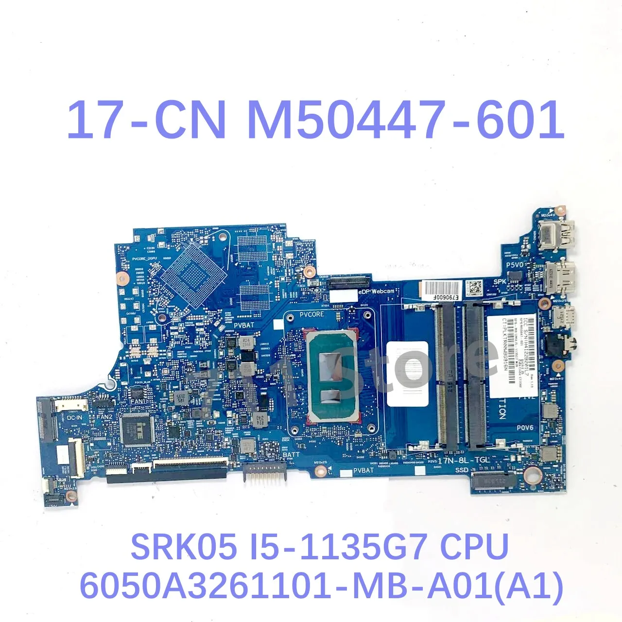 

6050A3261101-MB-A01(A1) For HP 17-CN M50451-601 M50446-601 M50447-601 M50448-601 M50449-601 With 7505/I3/I5/I7 GM/MX350 100%Test