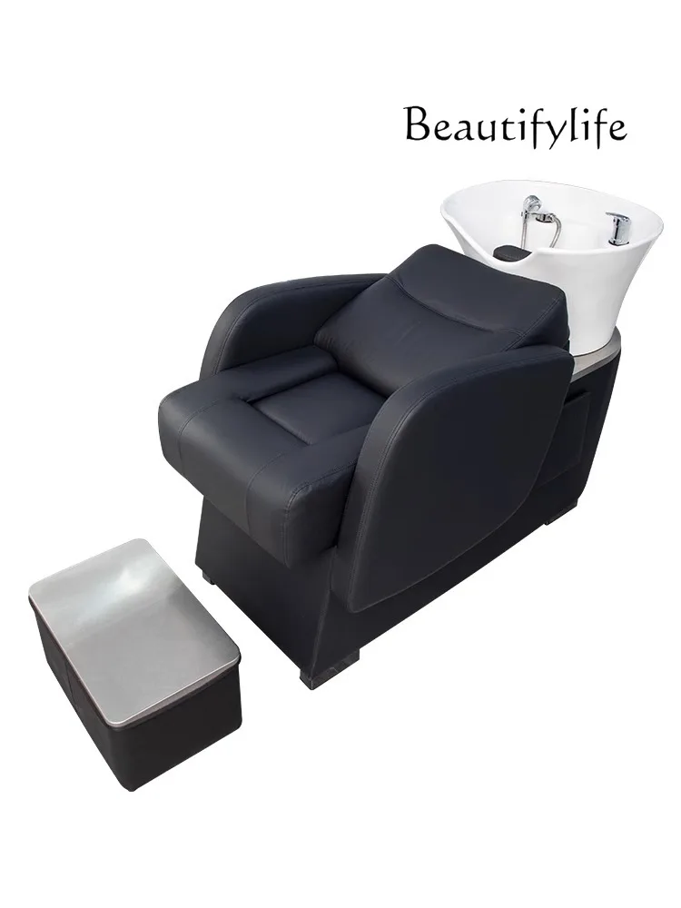 High-Profile Figure Lying Half Deep Basin Shampoo Chair Hair Salon Flushing Bed Hair Care Bed