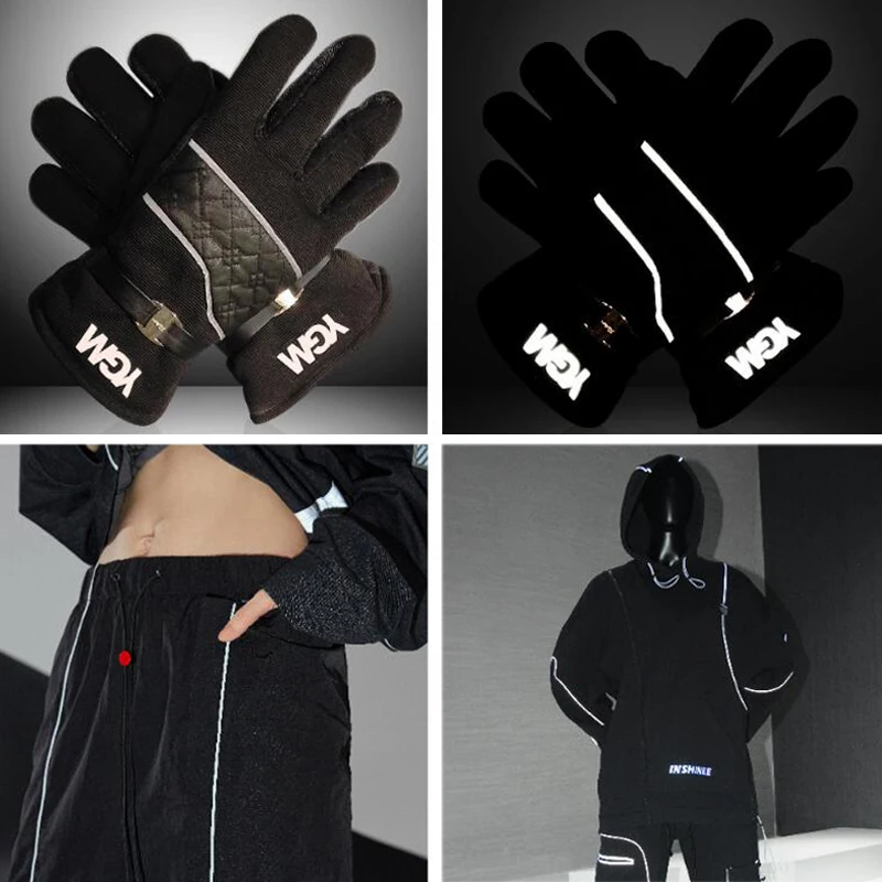 Bright Silver Reflective Edging Strip Piping Rope For Bags Shoes Hats Decoration Material