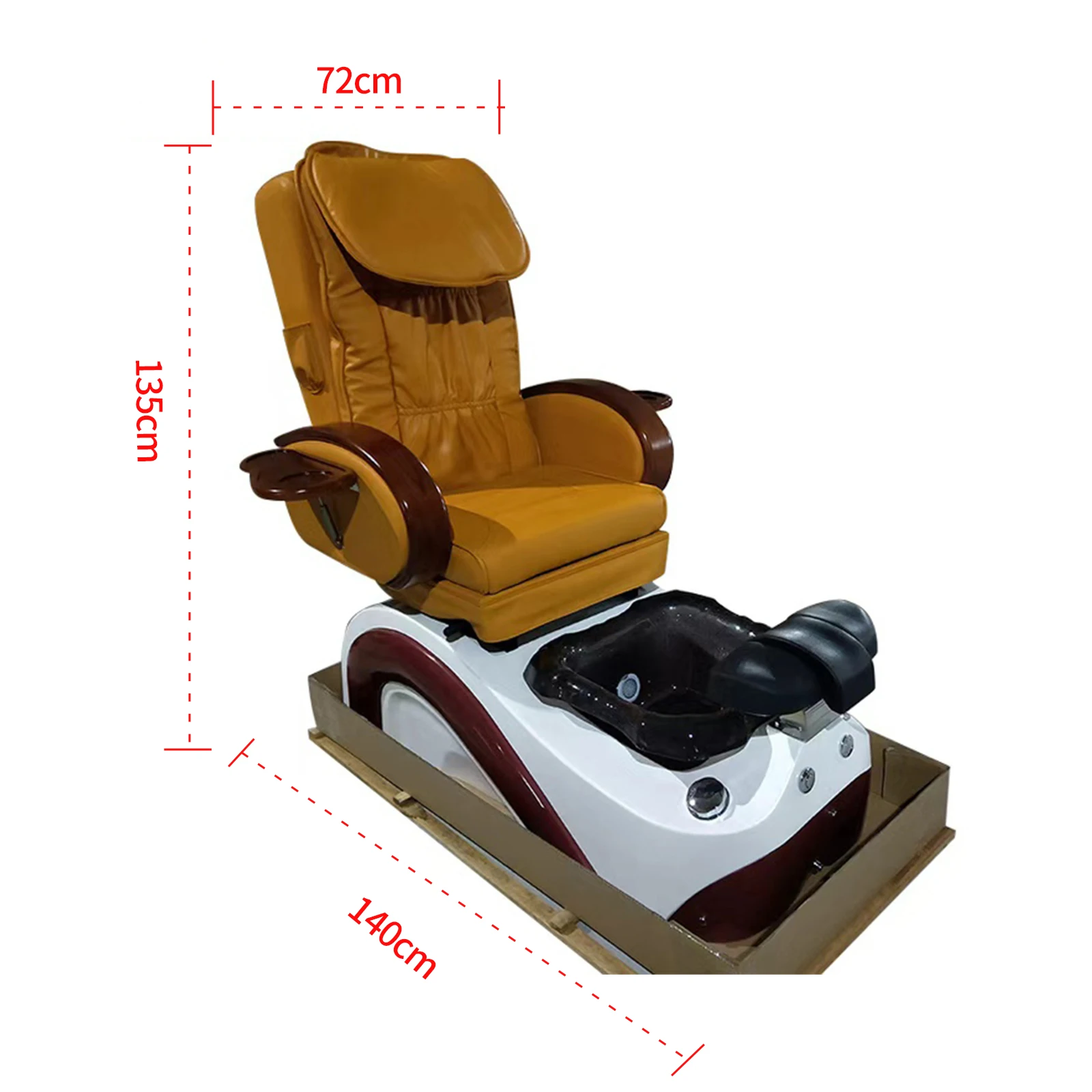 Premium Teal Electric Pedicure Chair Heated Foot Spa Massage Tub Hydrotherapy Professional Nail Salon Beauty Furniture - view 6