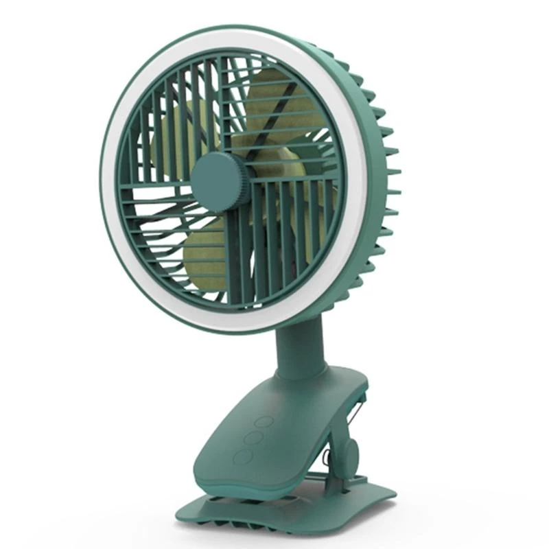 USB Clip on Fan Mini Portable Cooling Fan for w/ Sturdy Clamp LED lamp 360° Rota best sale