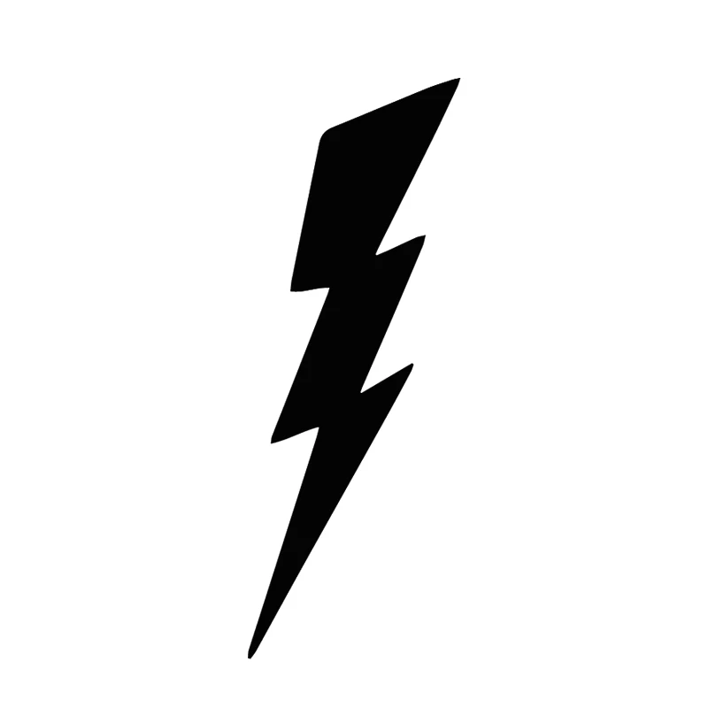 5.8X16CM Lightning Cartoon 3D Vinyl Decal Scratch Occlusion Decor Sticker Car Decal Sticker