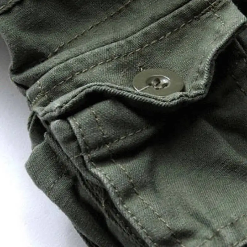 HKSH 2026 Spring Summer Autumn New Men's Tide Solid Color Loose Cargo Pants Casual Multi-Pockets Shorts Chic Ins Capris HK21092