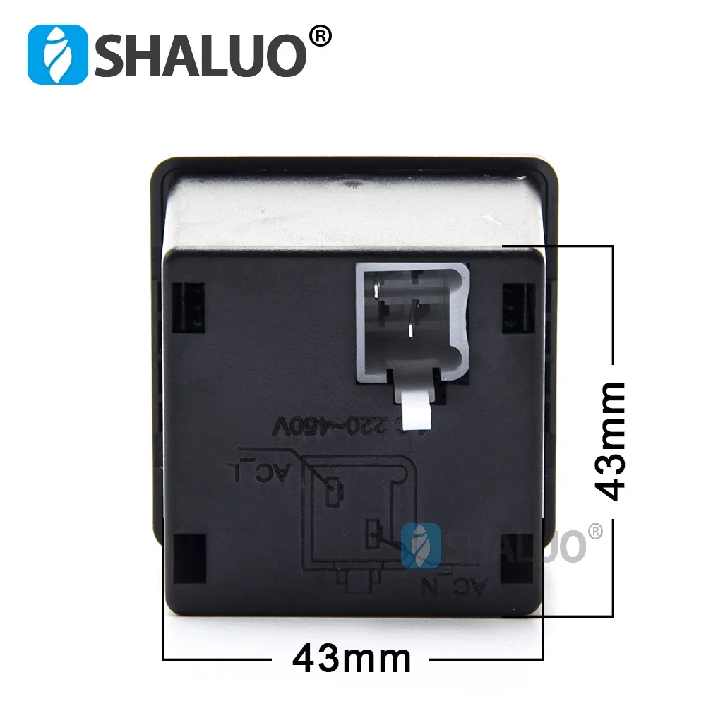 Han Jing JN-301 LED Display Generator Digital Meter Hour Voltage Frequency Indicator Meter AC 220~450V Single Phase Spare Parts