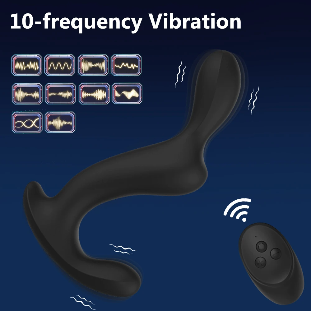 Male Prostate Massage Remote Anal Vibrator Delay Ejaculation Ring Wearing anal plug G-spot Stimulate Anus Plug Butt Sex Toys