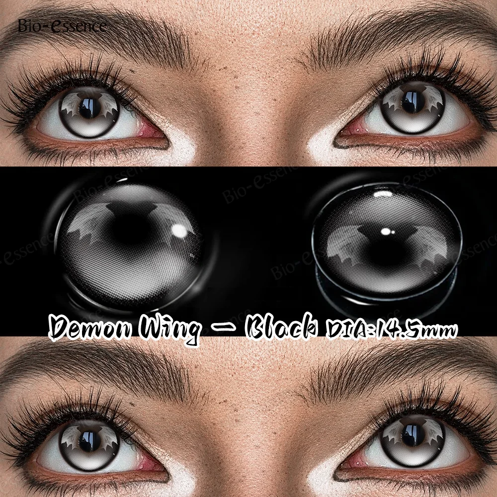 Bio-essence Cosplay-Kontaktlinsen für Augen, 1 Paar, kosmetische farbige Pupillen, Anime-Linsen, Halloween-Kontaktlinsen, Damen-Make-up, neu eingetroffen – Detail 6