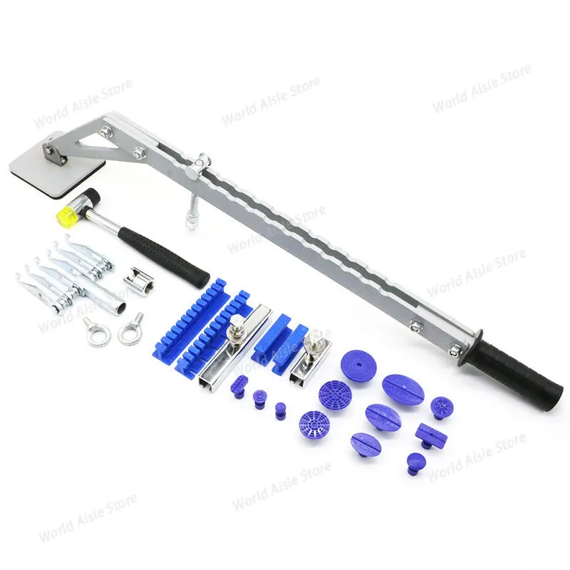 

Dent pull rod portable multi-hook puller set single leg leveling rod car repair point pull rod puller Repair Kit