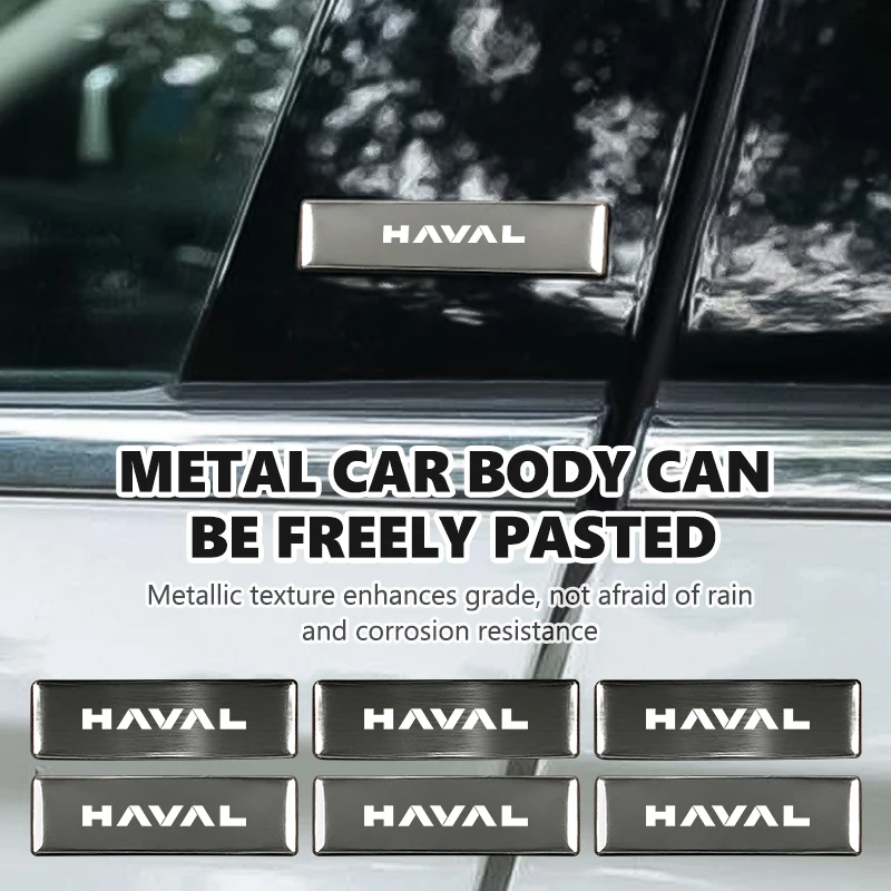 Car Styling Logo Sticker Metal Badge Emblem Decorative Decal For Haval H5 H7 H8 H9 M4 M6 F5 F9 F7X F7H H2S Jolion Great Wall