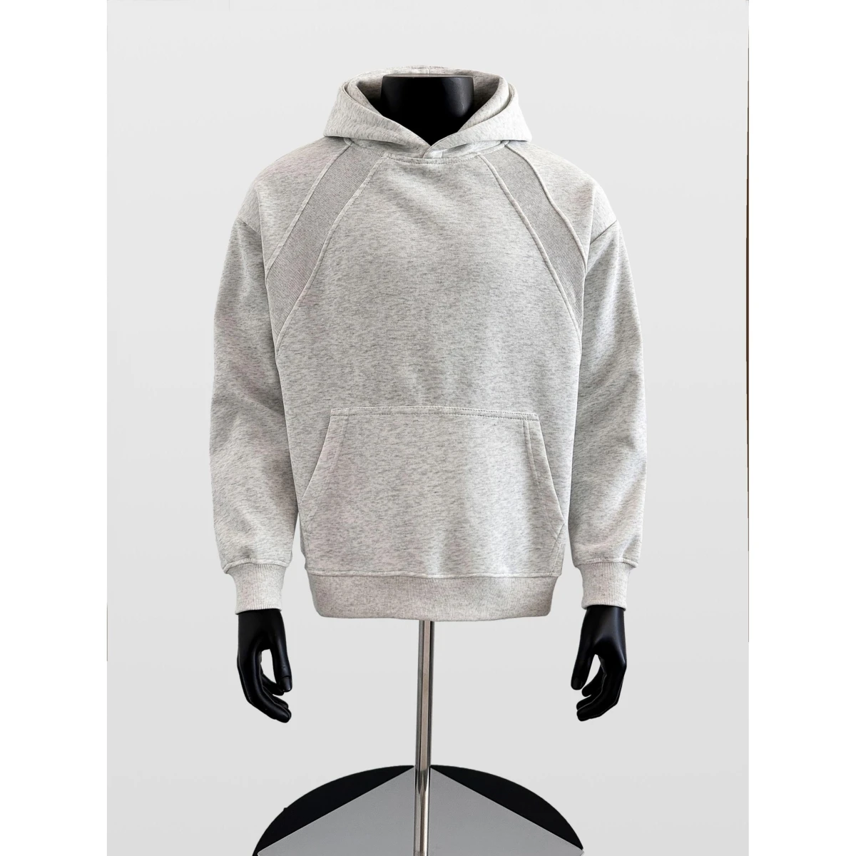 Spring New Men's Basic Color Simple Loose Casual Versatile Hoodie Jaet Trendy Cotton Polyester Blend Long Sve