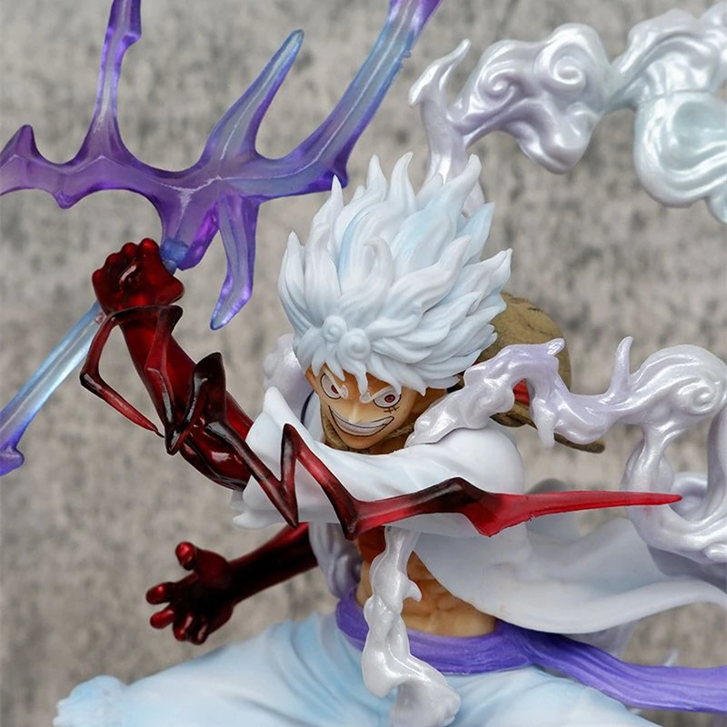 26cm Anime One Piece Monkey D Luffy Gear Quinto Nika Ver. GK PVC Action Figure Estátua de Batalha Modelo Colecionável Crianças Brinquedos Boneca