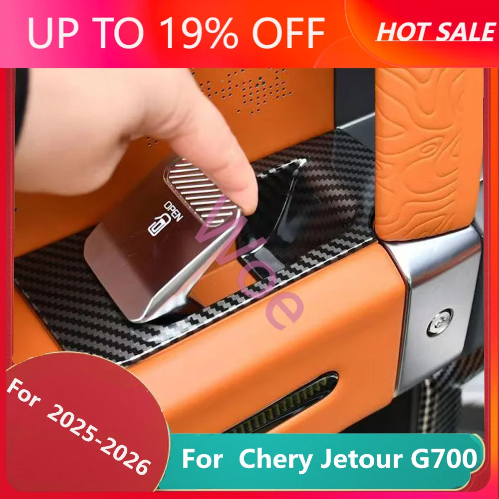 4-pcs Interior Door Handle Decoration With Scratch Resistant Interior Modification Accessories Suitable For 25 Chery Jetour G700