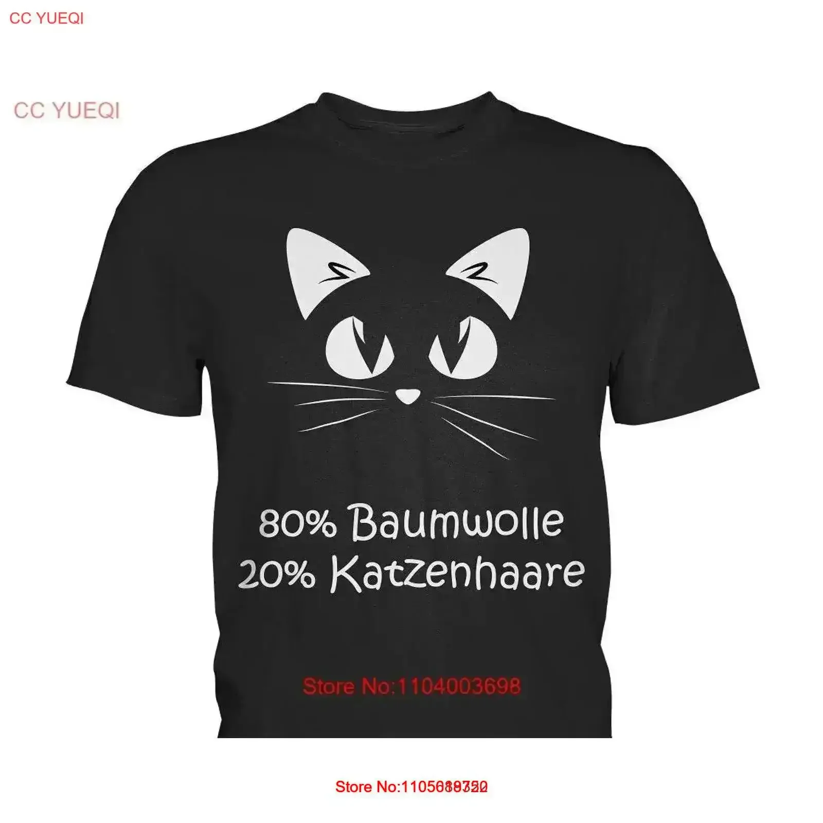 Funny Cat Hair Cotton Sayings T Shirt Traces Of Premium vintage Washed streetwear designer clothes fashion Stylish Breathable