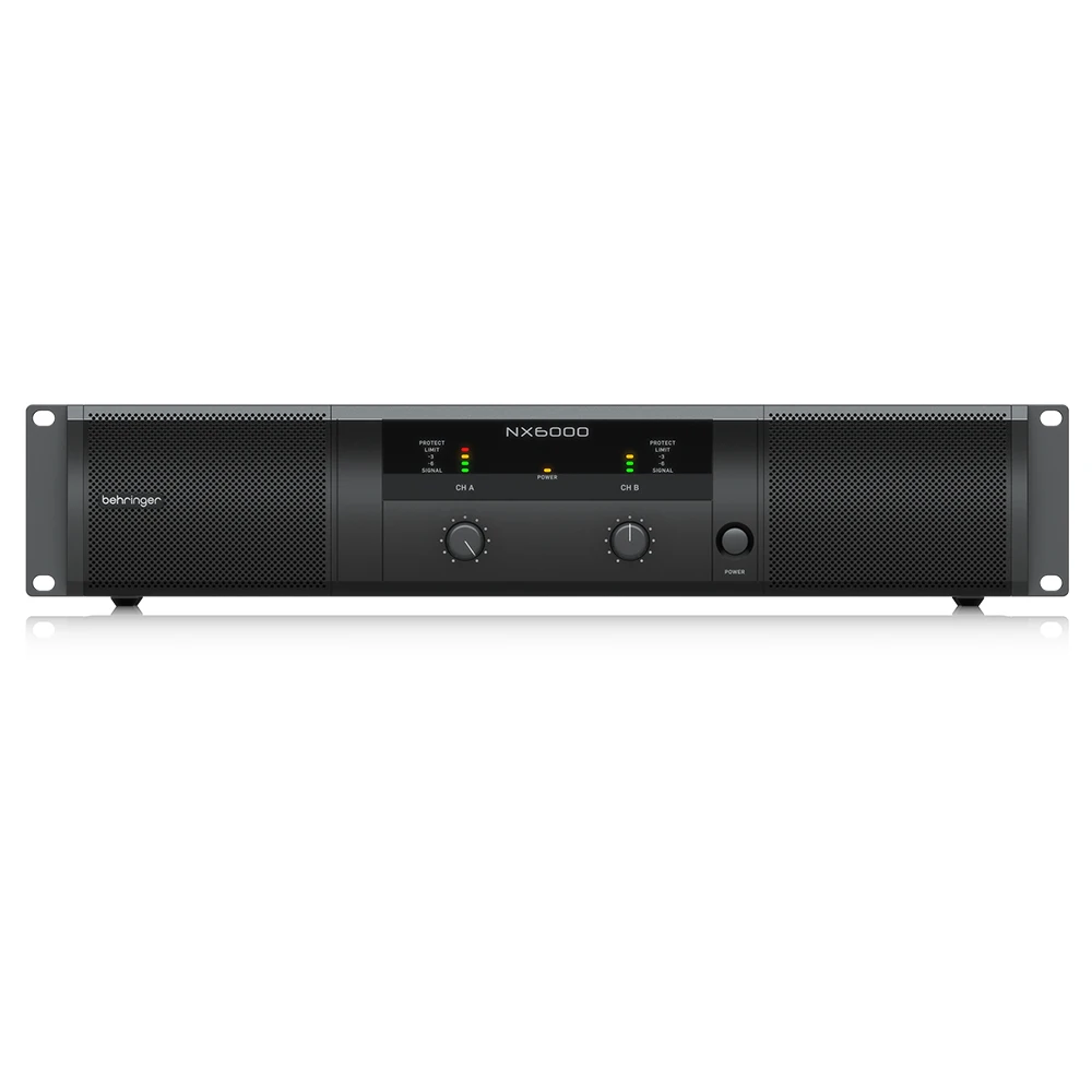 NX6000 2-Channel Power Amplifier 6000-Watt Class-D Stage Line Array Speaker Pa System Music Equipment
