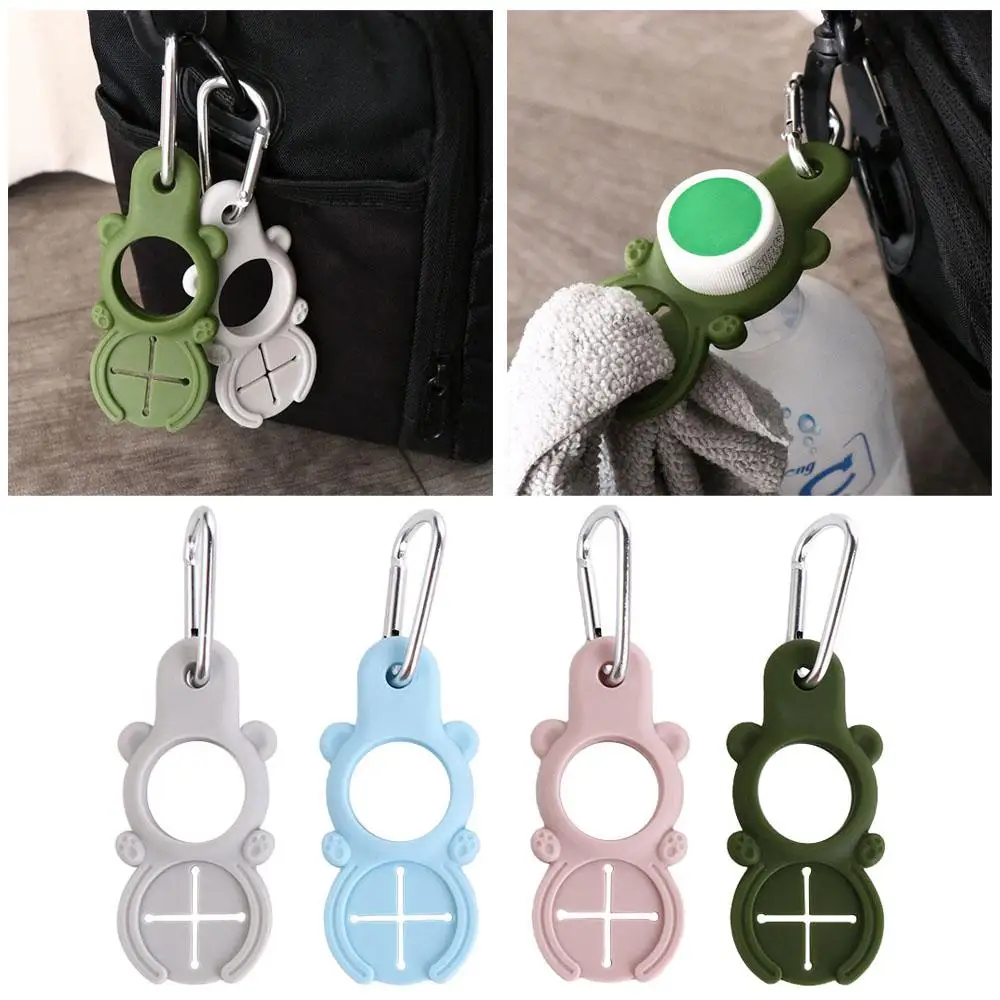 Food Grade Silicone Sports Kettle Buckle Carabiner Easy To Use Tight Enough Mountaineering Hook Multifunctional Not Slip Out