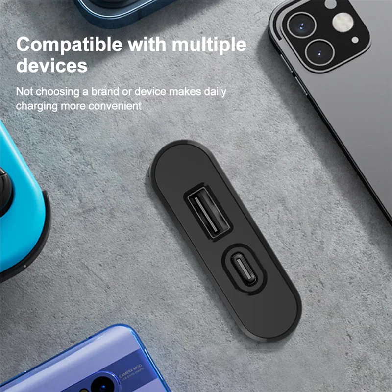 New-Desktop Embedded USB Socket Dual USB Charging Plug Computer Desk Office Furniture Accessories