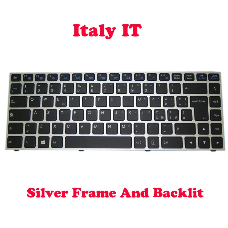 Imagem -02 - Teclado para Clevo fr gr P640 Mp13c26f0j4303 Mp-13c26d0j4303 680-p6400070-1 Mp-13c26i0j4303 Mp-13c23k0j4303 Mp-13c26d0j4307