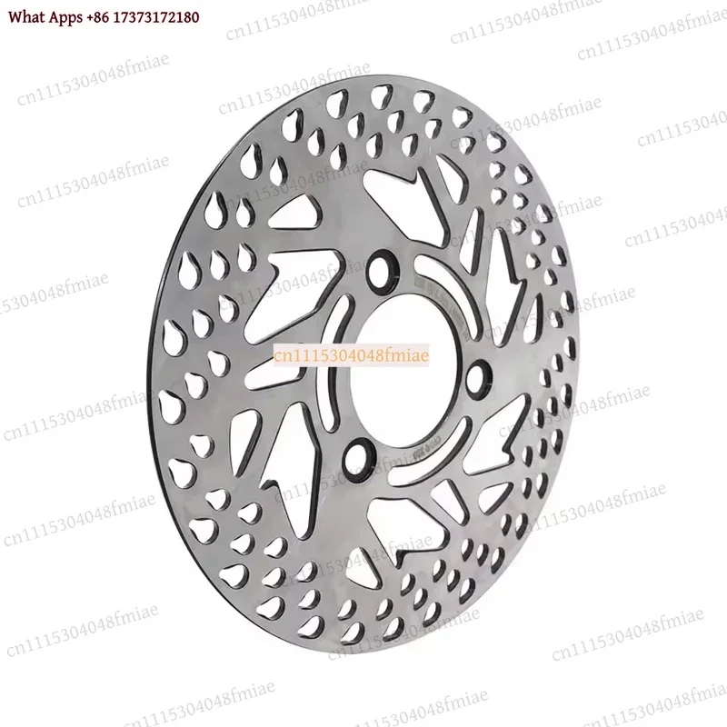 k3 Universal 220mm Stainless Steel Brake Disc Rotor 3-Hole 70mm Spacing Front Rear Disc Brake Replacement Parts ATV Accessories