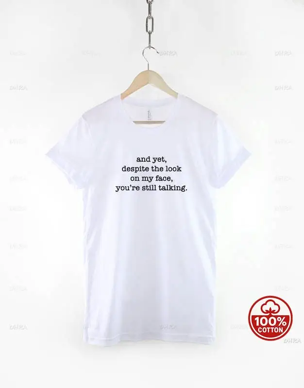 Funny Sarcastic T-Shirt Typographic Quote Introvert Humor Graphic Tee Unisex Cotton Top