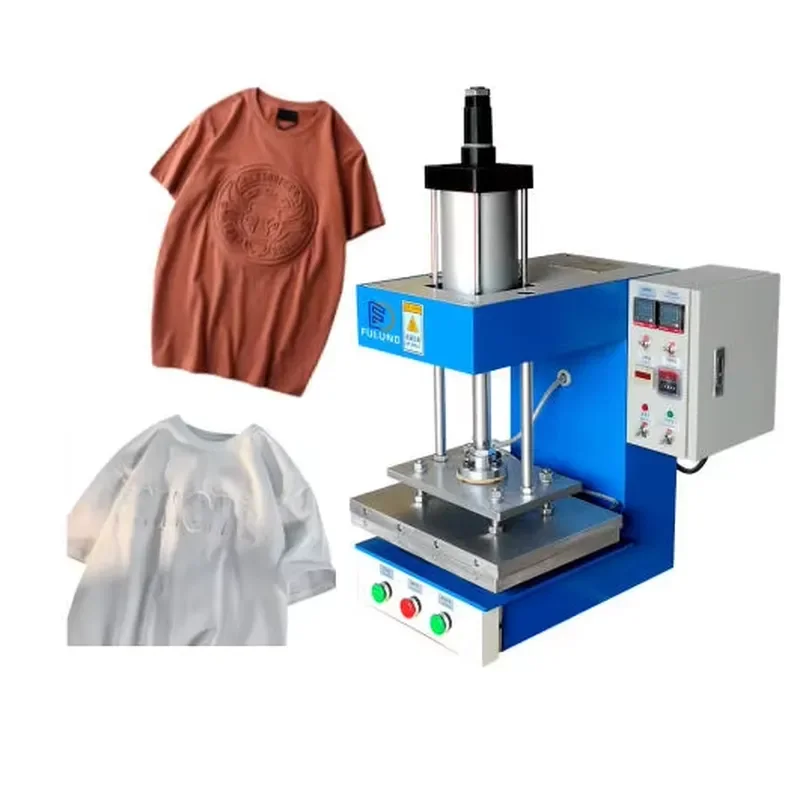 BW Semi-Automatic Multi-Voltage Motor Embossing Machine for Jeans/T-shirts/Sweatshirts/Jumpsuits-LOGO Trademark Embossing