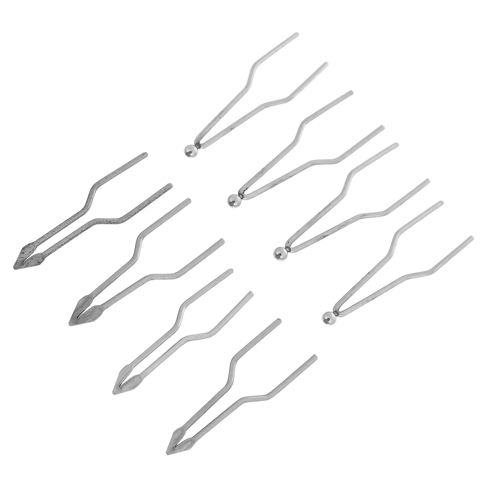 8 قطعة نصائح بيروغرافيا المهنية الكروم سبائك النيكل حرق الخشب القلم المناقير لمشاريع التظليل والنقش بالتفصيل #5