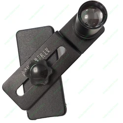 Adaptador Universal de soporte para microscopio, Clip para teléfono, lente ocular 12,5X, accesorios de montaje para teléfono móvil, 23,2mm, 30mm y 30,5mm