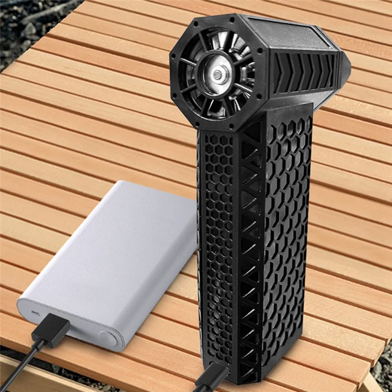 Exquisite-Turbojet Fan Wind Speed 52 M/S Portable Mini Blower Outdoor Camping Barbecue Powerful Blower Keyboard Dust Removal