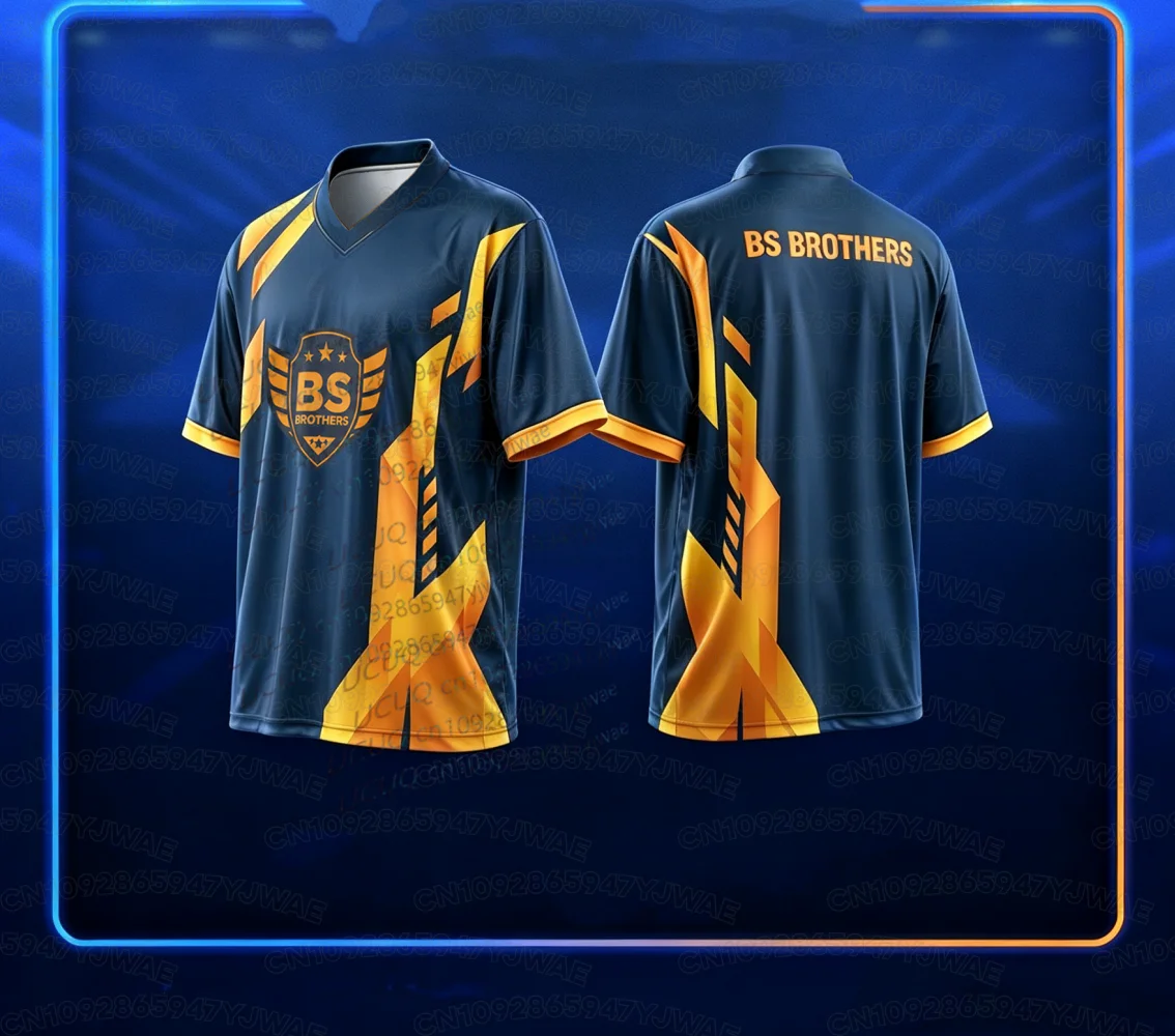 Sommer-T-Shirt für Damen und Herren aus der thailändischen TV-Serie, kurzärmelig, lässig, BS Brothers Team Jersey Be My Player Two – Detail 6