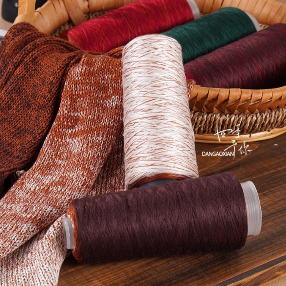 200g Gradient Cake Thread yarn,  hand woven scarf, clothing, hand woven hat, skirt, shawl thread, dazzling dopamine