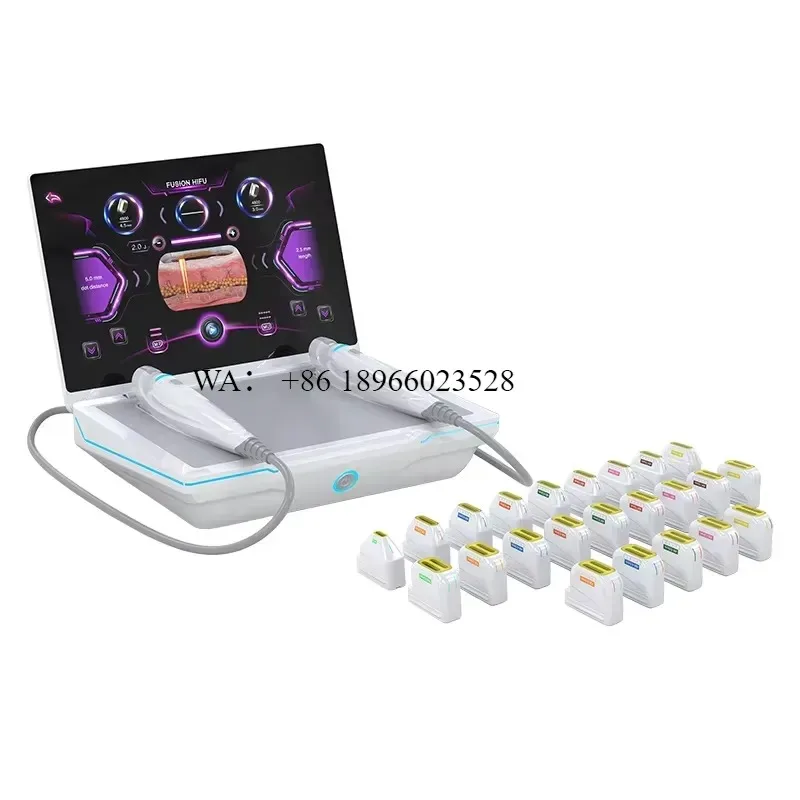 WMWMNU for Facial Lifting Body and Eye Tightening Anti-Aging Neck Lift Desktop ABS with LED 2 Handles
