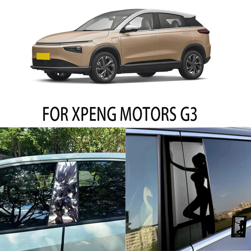 

Door Window Decoration Trims Pillar Posts Stickers Auto Styling For XPENG MOTORS G3 Car accessories