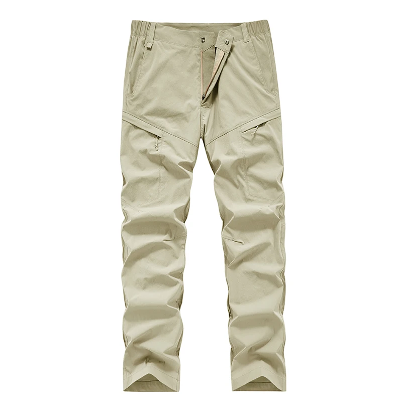 

Men's Outdoor Waterproof Trousers Windproof Elastic Joggers Pants Lightweight Rainproof Hiking Pants for Trekking and Daily Use