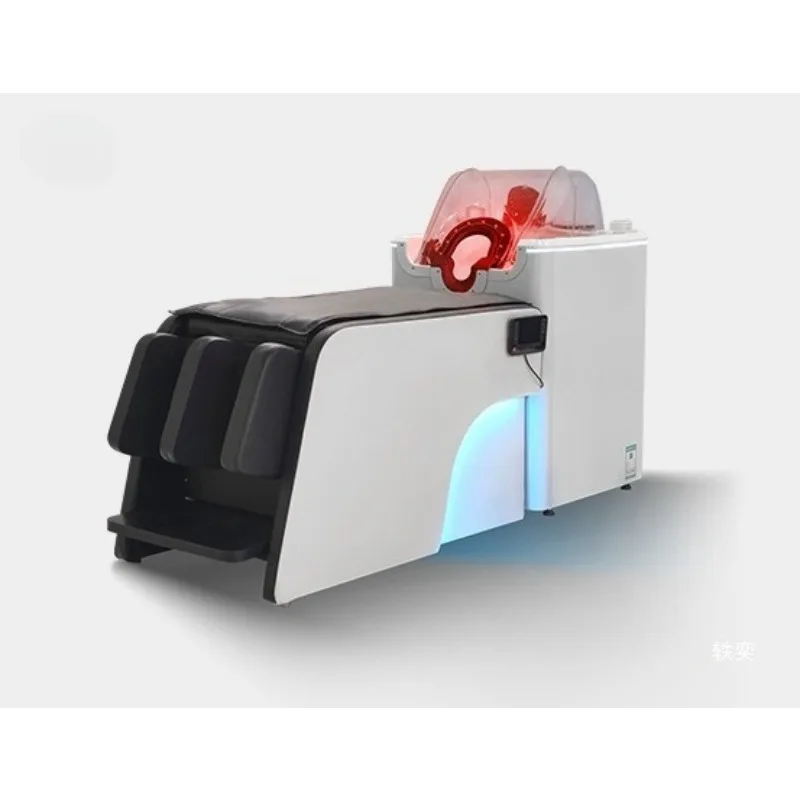 The new fully automatic shampoo machine starts with one click, free of manual massage and hair care shampoo bed.