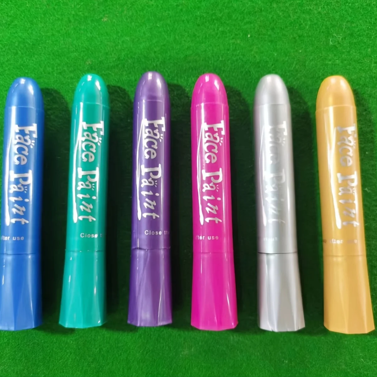 6-color metallic face painting, human body painting, festival events, face painting, crayons, easy to carry and clean