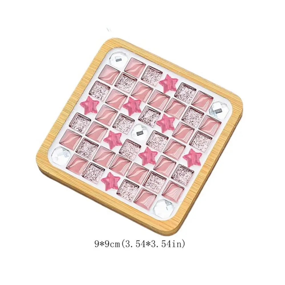 Tapis de tasse en mosaïque d'activité Parent-enfant, Pack de matériel de développement intellectuel, tapis de tasse en mosaïque fait maison, sous-verres, matériel de bricolage