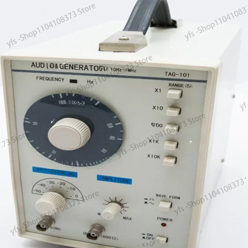 AC 100-240V TAG-101 Low Frequency Audio Signal Generator Signal Source 10Hz-1MHz