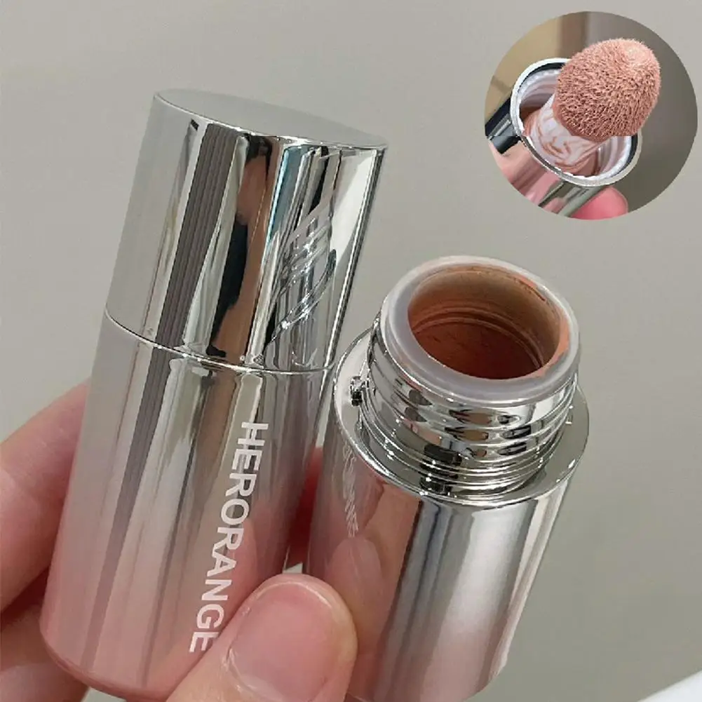 5.8g พีชสีชมพู Plush แปรง Liquid Blush Cheek Cream Smooth แต่งหน้า Rouge สีส้ม 5 Velvet Blusher Matte Nude Apricot สี F8q0