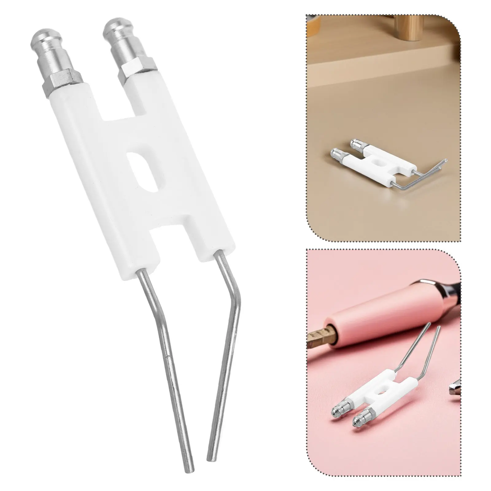 

Ceramic Igniter Burner Ignition Electrode Reliable Push Button Ceramic Igniter for Stage Flame Projector Fire Effect Machine