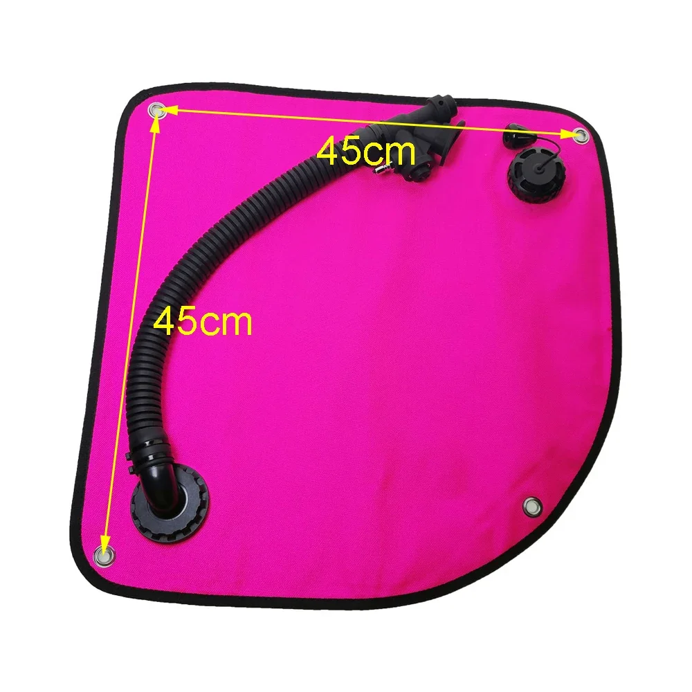 Scuba Diving Buoyancy Bladder With Inflation Remote Exhaust Elbow Low Pressure Hose