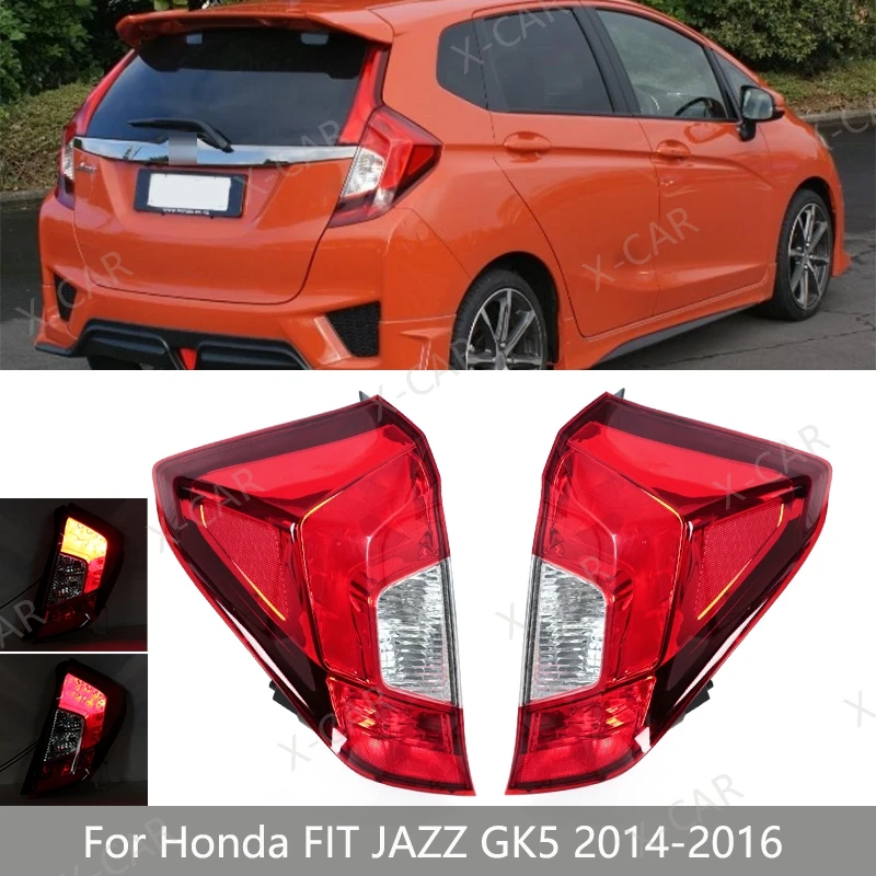 

Taillight Taillamp For Honda FIT JAZZ GK5 RS 2014 2015 2016 Rear Bumper Tail Light Stop Brake Lamp 33550-T5A-G01 33550-T5A-G02