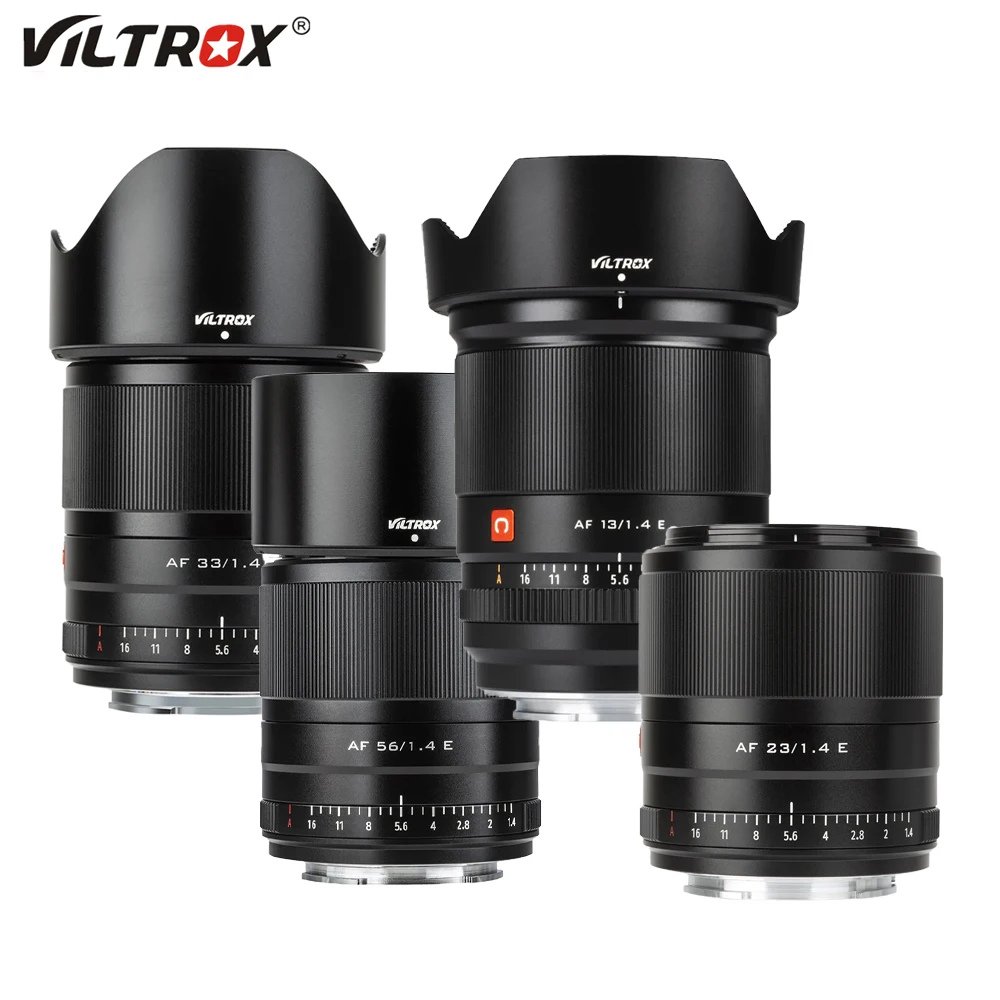 

Viltrox 13mm 23mm 33mm 56mm F1.4 for Sony E Auto Focus Ultra Wide Angle Lens APS-C Lens Sony E-mount A6400 A7III A7R Camera Lens