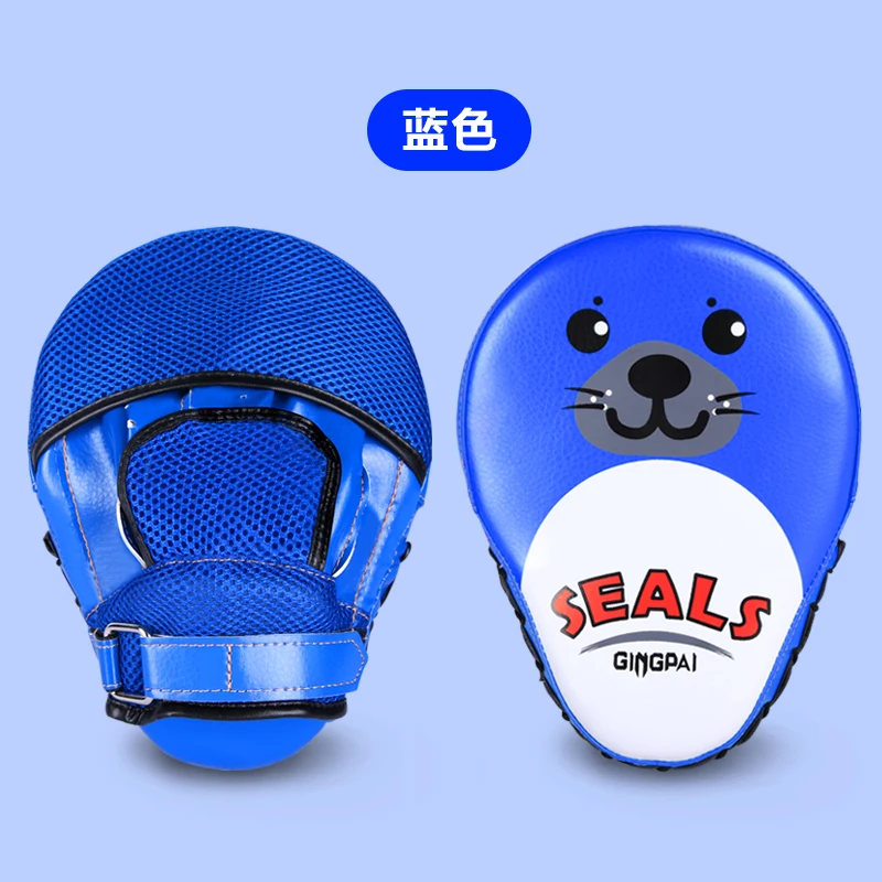 5-Finger Hand Target PU Leather Curved Punching Mitts Breathable Kickboxing Pads Boxing Focus Pad for Martial Arts Training