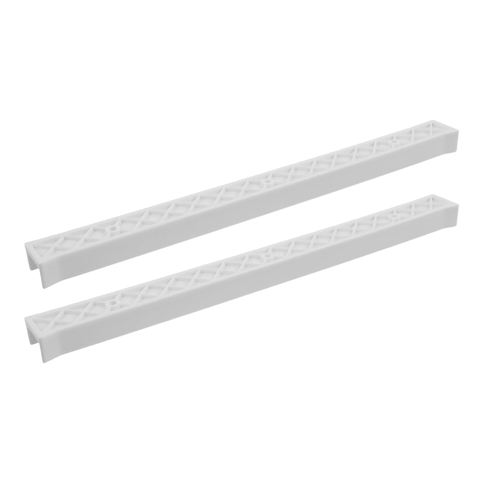 

Plastic Drawer Slides Guide Rails Cabinet Storage Box Replacement White Easy Office Organization Hardware Accessories