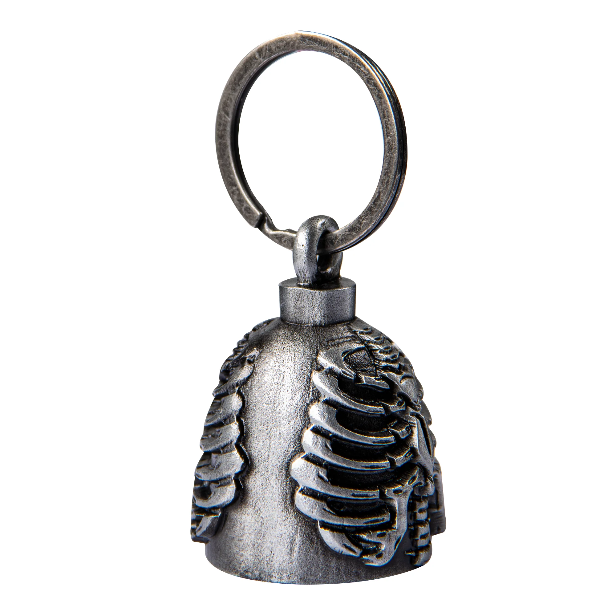

3D Rib Cage Motorcycle Bell Guardian Angel Drive Away Gremlin, Biker Bell for Men Women Rider Riding, Good Luck Gift