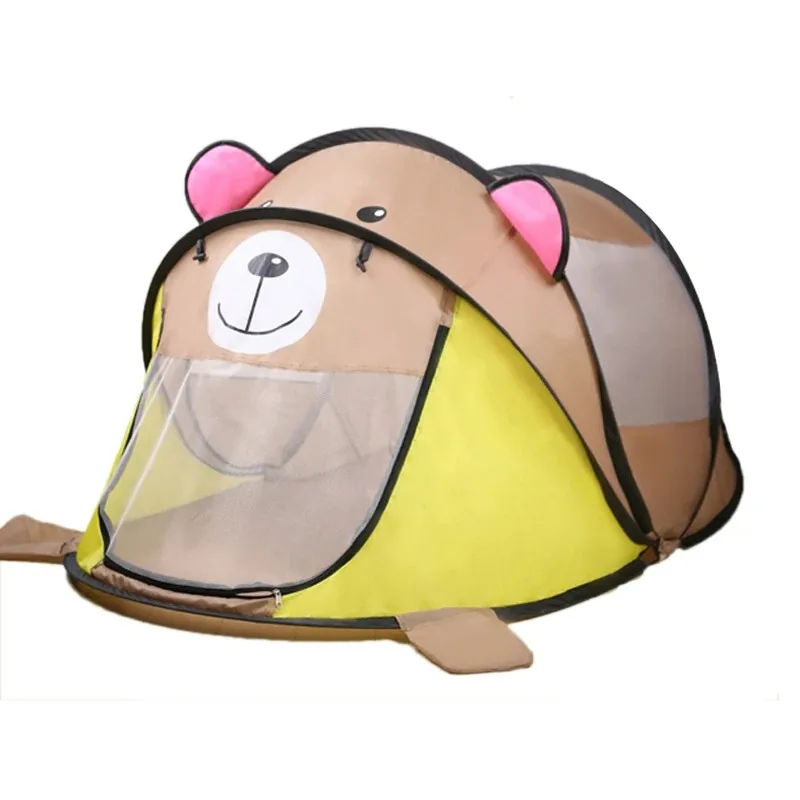 屋内屋外キャンプ用カートゥーンアニマルタイガー犬小屋テントオーシャンボールプール子供公園ピクニックホリデーゲームプレイテントベビーおもちゃギフト