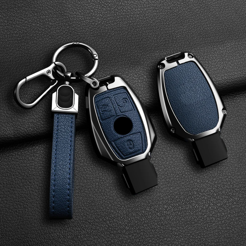 Zinc Alloy 2/3 Buttons For Mercedes Benz A B G R Class GLA GLK W176 W204 W251 W463 Car Remote Key Case Cover Fob Accessories